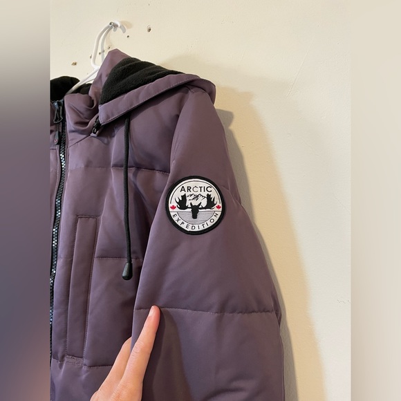 Arctic Expedition Gaspe hybraDOWN™ Parka Purple - Picture 10 of 16